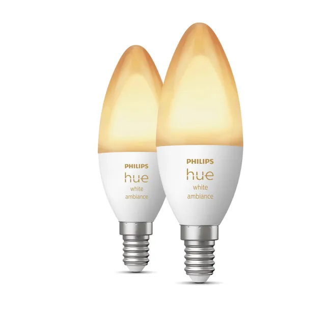 Ambiance Smart LED-lampa E14 470 lm 2-pack