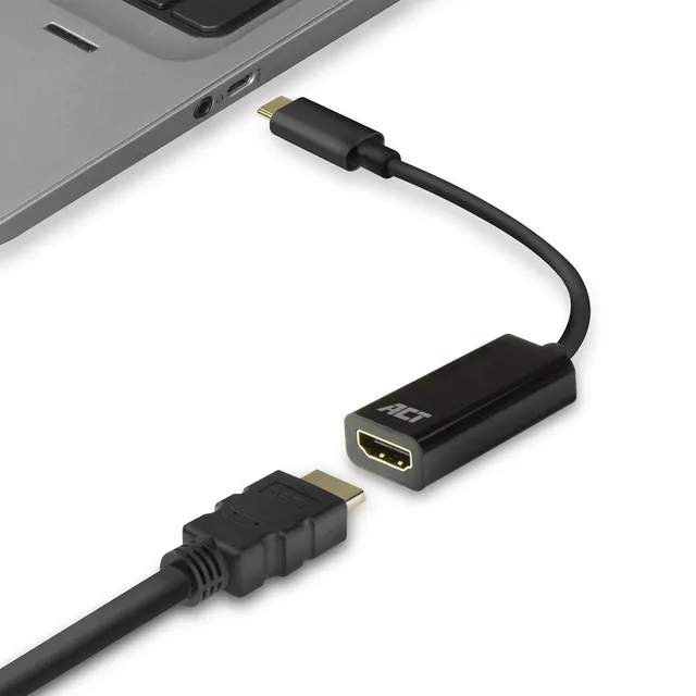 AC7305 Videokabeladapter 0,15m USB-C till HDMI Typ A (Standard) Svart (AC7305)