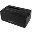 USB 3.1-dockningsstation (10 Gbps) med ett fack för 2,5/3,5 inch SATA SSD/HDD - Kontrollerkort - 2.5, 3.5 - USB 3.1 (Gen 2) - svart