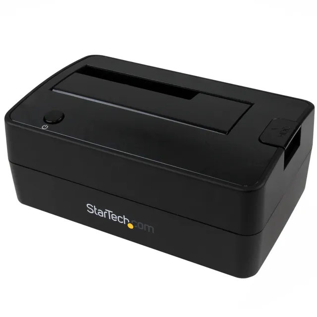 USB 3.1-dockningsstation (10 Gbps) med ett fack för 2,5/3,5 inch SATA SSD/HDD - Kontrollerkort - 2.5, 3.5 - USB 3.1 (Gen 2) - svart
