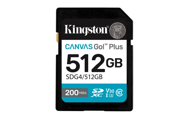 Canvas Go! Plus - Flash-minneskort - 512 GB - Video Class V30 / UHS-I U3 / Class10 - SDXC UHS-I