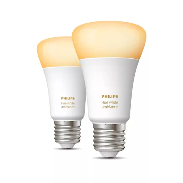 Ambiance Smart LED-lampa E27 1100 lm 2-pack