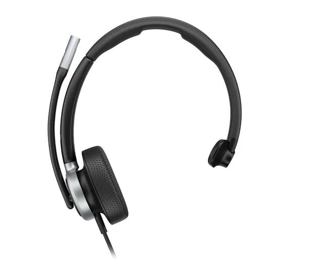 HP Poly Mission 615 - Mission 600 Series - headset - på örat - kabelansluten - USB-A, USB-C - svart - Zoomcertifierad, Certifierad för Microsoft-teams