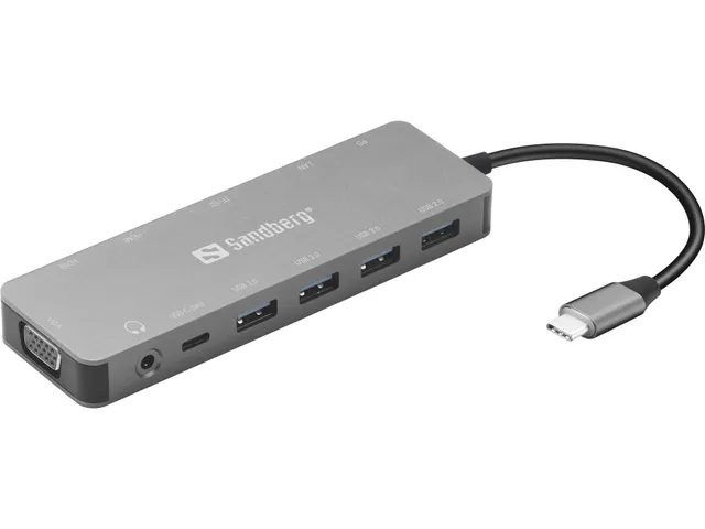 13-in-1 - Dockningsstation - USB-C - HDMI