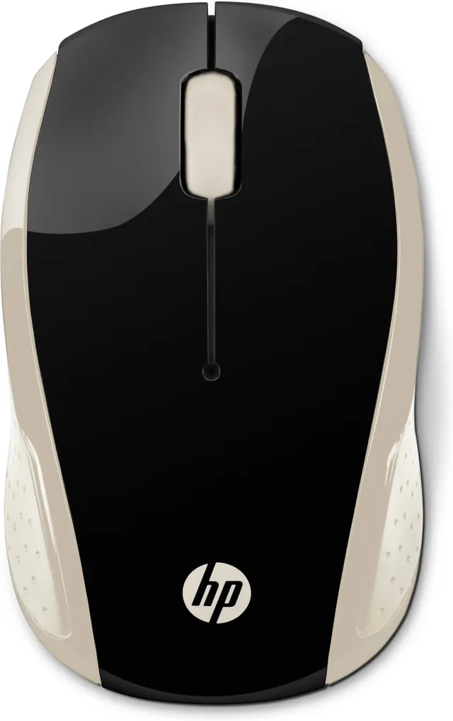HP 200 - Mouse - Optic - Svart