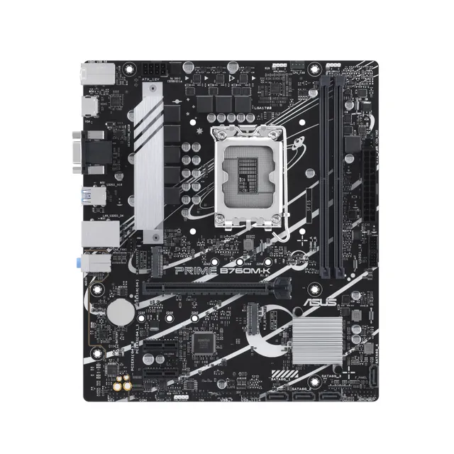 PRIME B760M-K (V2) Moderkort - Intel B760 - Intel LGA1700 - DDR5 RAM - Micro-ATX