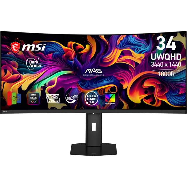MAG 341CQP QD-OLED X28 28/OLED//280Hz/0,03ms spel-bildskärm
