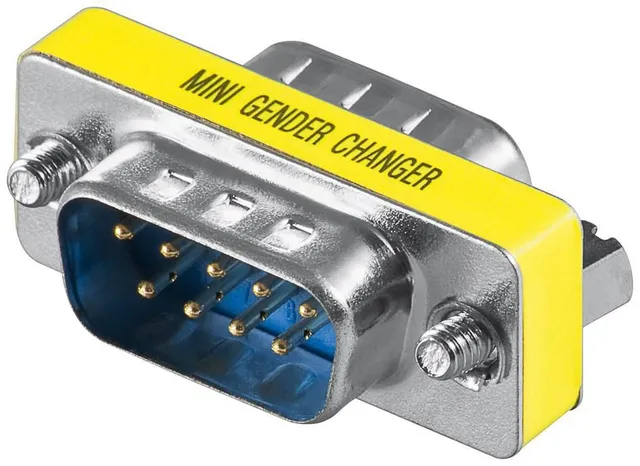Mini - Växlingskontakt - DB-9 (hane)