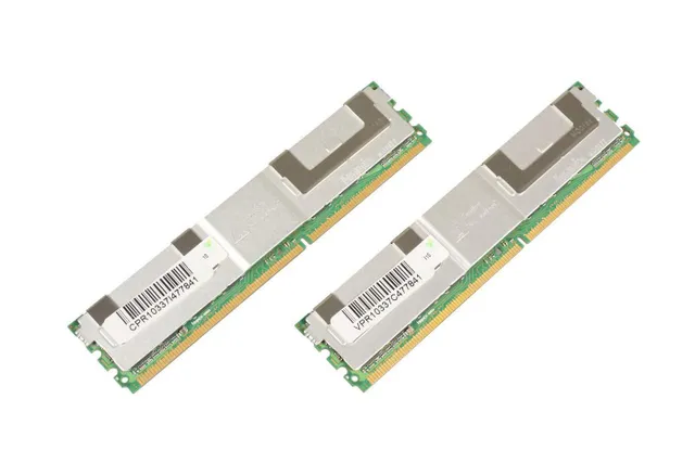 - DDR2 - kit - 8 GB: 2 x 4 GB - FB-DIMM 240-pin - 667 MHz / PC2-5300 - Fully Buffered