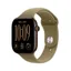 Watch Series 12 GPS + Cellular 42 mm mörk brons aluminium, oliv Sportband - S/M