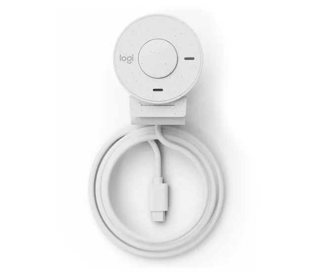 Brio 300 - Webbkamera - Full HD - 1920 x 1080 - inbyggd mikrofon - USB-C - Off-White