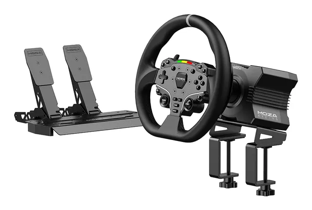 R5 Bundle (R5 direct-drive wheelbase ES Steering Wheel SR-P Lite Pedal) - PC