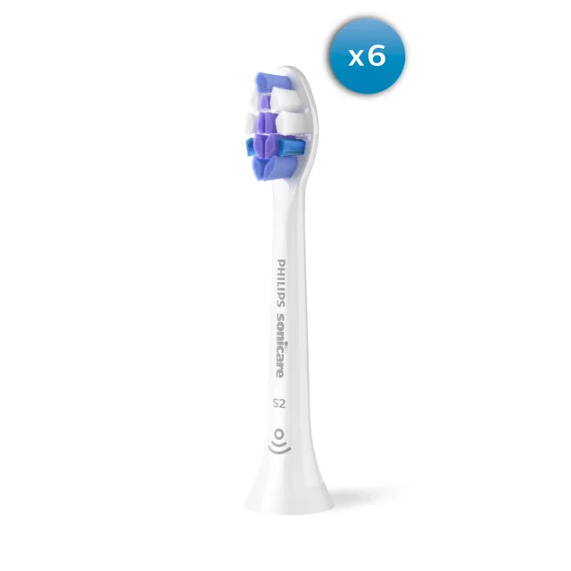 Borsthuvuden Sonicare S2 Sensitive HX6056 - replacement brushhead - white