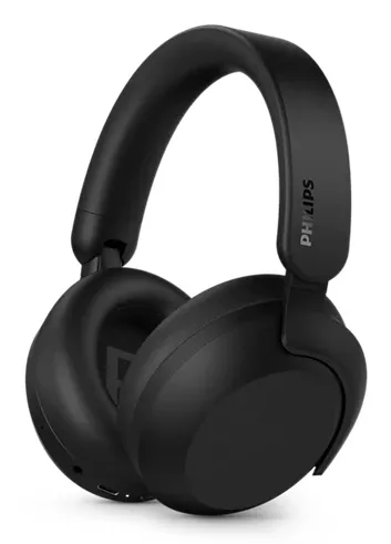 TAH8000EBK - Hörlurar med mikrofon - fullstorlek - Bluetooth - trådlös, kabelansluten - aktiv brusradering - USB-C, 3,5 mm kontakt - svart