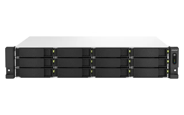 TS-1264U-RP - NAS-server - 12 fack - kan monteras i rack - SATA 6Gb/s - RAID 0, 1, 5, 6, 10, JBOD, 50, 60 - RAM 8 GB - 2.5 Gigabit Ethernet - iSC