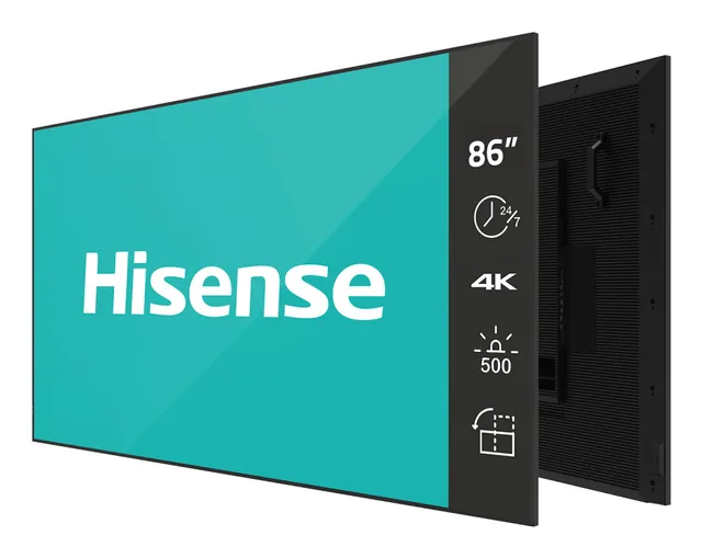 86DM66D 86" 4K UHD skyltningsdisplay