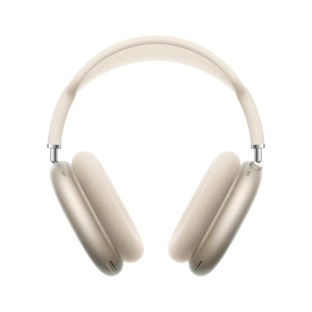 AirPods Max 2 - Hörlurar med mikrofon - fullstorlek - Bluetooth - trådlös - aktiv brusradering - starlight