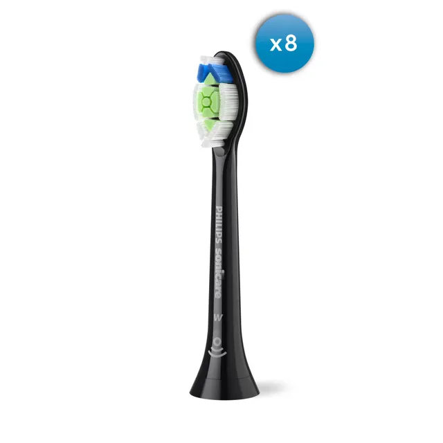 Borsthuvuden Sonicare W2 Optimal White HX6068 - replacement brushhead - black