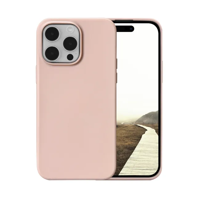 dbramante1928 Greenland - Baksidesskydd för mobiltelefon - plast - rosa sand - för Apple iPhone 15 Pro