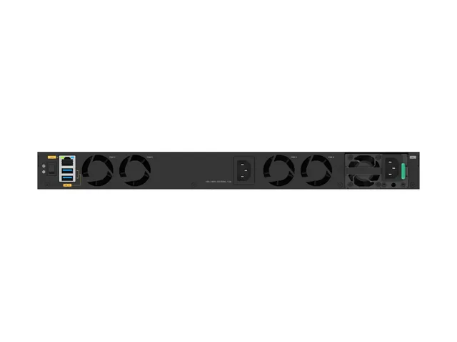 AV Line M4350-24X4V - Switch - L3 - Administrerad - 24 x 100/1000/2.5G/5G/10GBase-T (PoE+) + 4 x 1/10/25 Gigabit SFP28 - främre till bakre luf