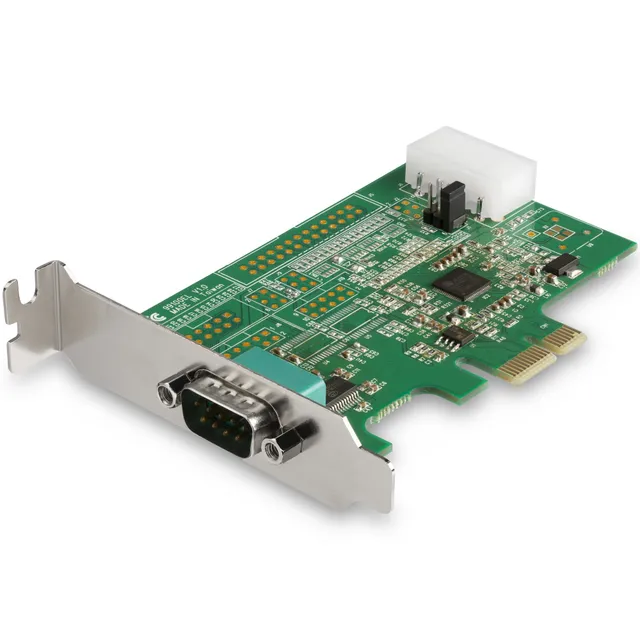 1-port PCI Express RS232-seriellt adapterkort - PCIe RS232-seriellt värdstyrenhetskort - PCIe till seriell DB9 - 16950 UART - Expansionskort