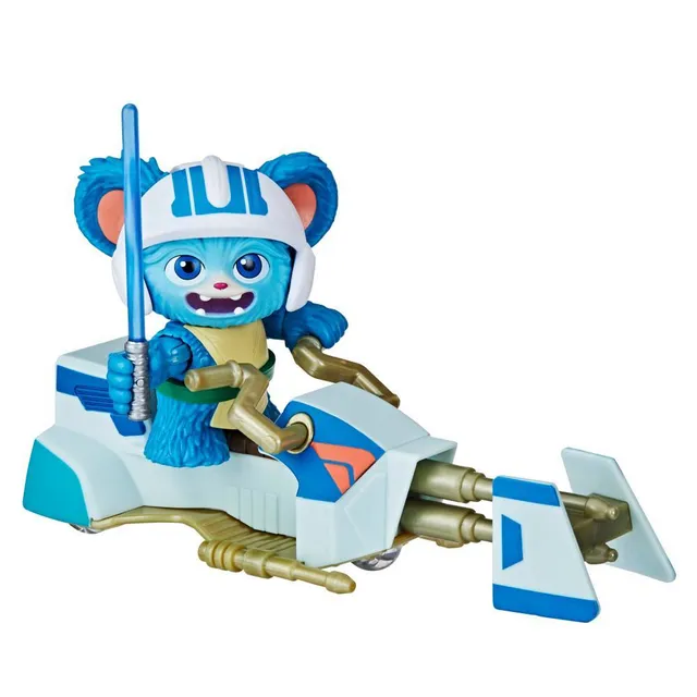 Star Wars Young Jedi Adventures Action Figure Nubs & Speedbike