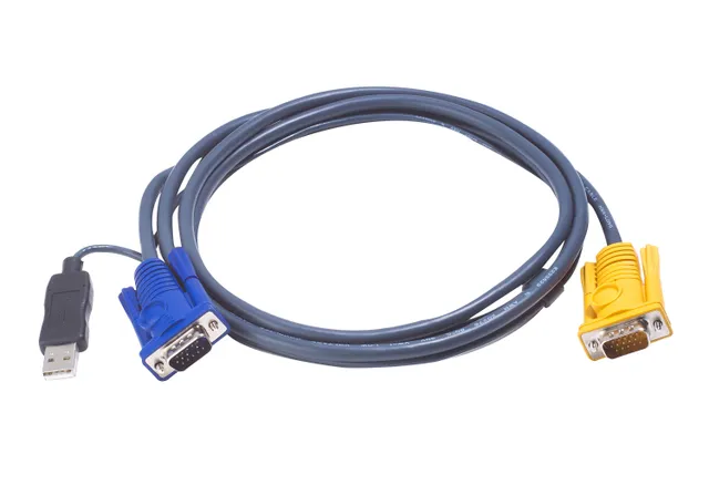 2L-5206UP - Video/USB-kabel - 15 stifts Sphd