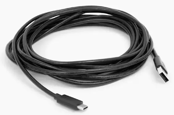 - USB-C cable - 24 pin USB-C to USB - 5 m