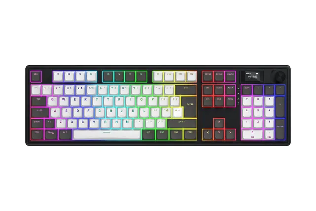 Skyfall 100 Pro trådlöst gamingtangentbord Grå
