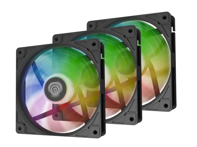 Oxal 120 ARGB 3-Pack - 120mm Fläkt - Svart