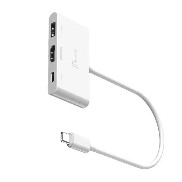 USB-C till 4K HDMI Adapter - USB-A - USB-C 100W PD