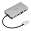 USB-C Dockningsstation PD 100W 6 portar Silver