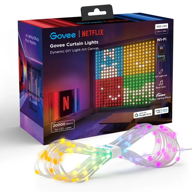 WiFi & Bluetooth Curtain Light (Netflix Version)