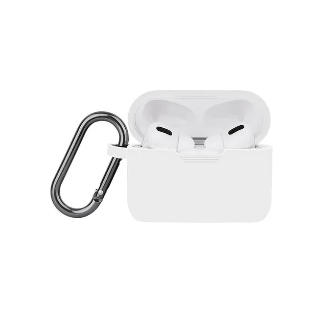 Airpods Pro -Suojakotelo Silikoni Valkoinen