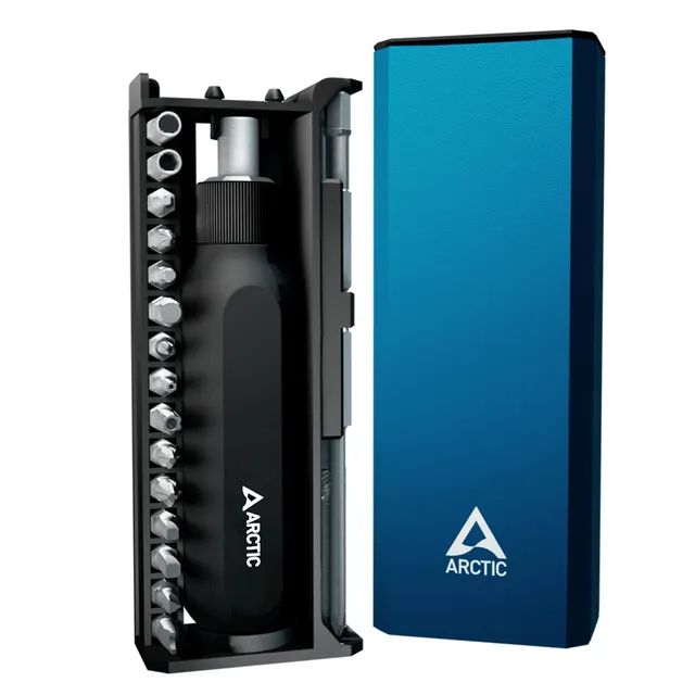 ARCTIC - Precision ratchet screwdriver with bit set - 20 N·m