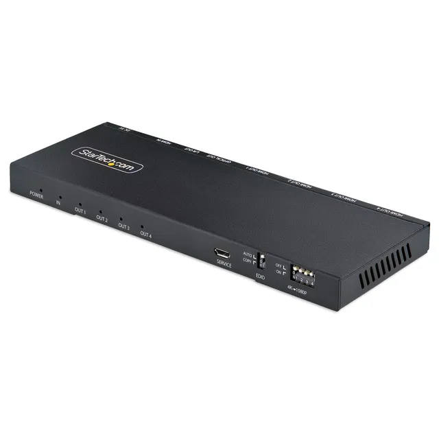 4-Port HDMI Splitter, 4K 60Hz HDMI 2.
