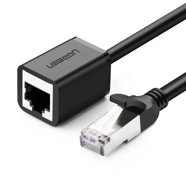 11283, 5 m, Cat6, F/UTP (FTP), RJ-45, RJ-45, Svart