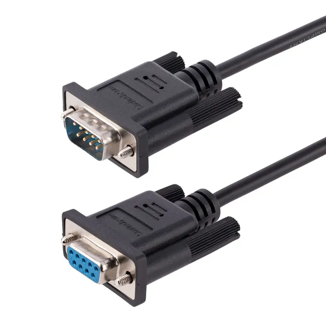 3m RS232 Serial Null Modem Cable, Crossov