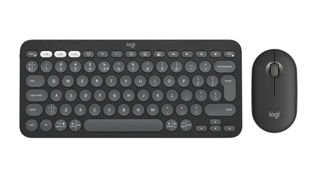 Pebble 2 Combo - Tastatur & Mus set - Universal - Grå *DEMO*