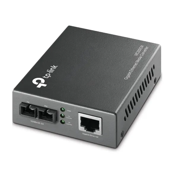 MC200CM - Valokuitu-mediamuunnin - Gigabit Ethernet - 1000Base-SX, 1000Base-T - RJ-45 / SC (monitila) - jopa 550 m - 850 nm malleihin P/N: TL-