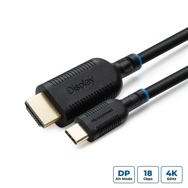 - Adapterkabel - USB-C hane till HDMI