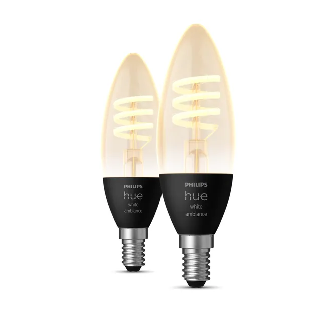 Hue White Ambiance E14 Filament Candle 2-Pack