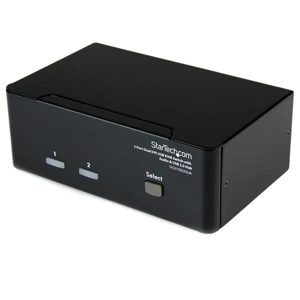 KVM-switch för dubbla DVI-bildskärmar
