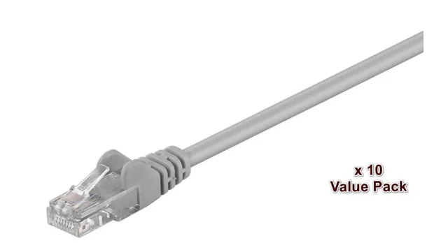 Value Pack - Nätverkskabel - RJ-45 (h
