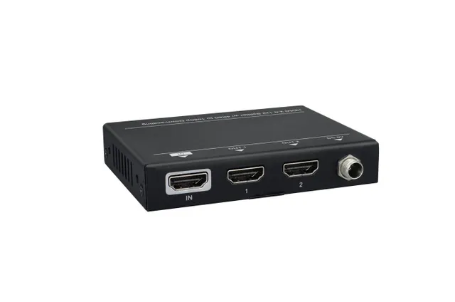 - Video/audiosplitter - 2 x HDMI - skrivb