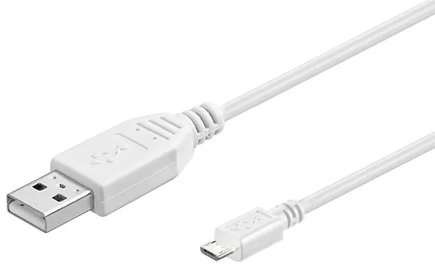 - USB-kabel - mikro-USB typ B (hane)