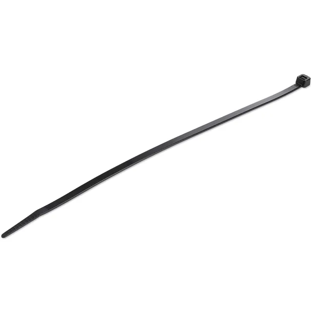 StarTech.com 10"(25cm) Cable Ties, 1/8"(4mm) wide, 2-5/8"(68mm) Bundle Diameter, 50lb(22kg) Tensile Strength, Nylon Self Locking Zip Ties w/ Curved Ti