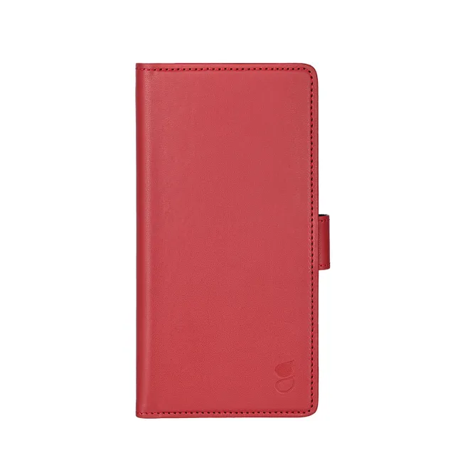 Plånboksfodral GEAR Samsung A56 5G, 3 st kortfack + sedelficka, Recycled - Röd
