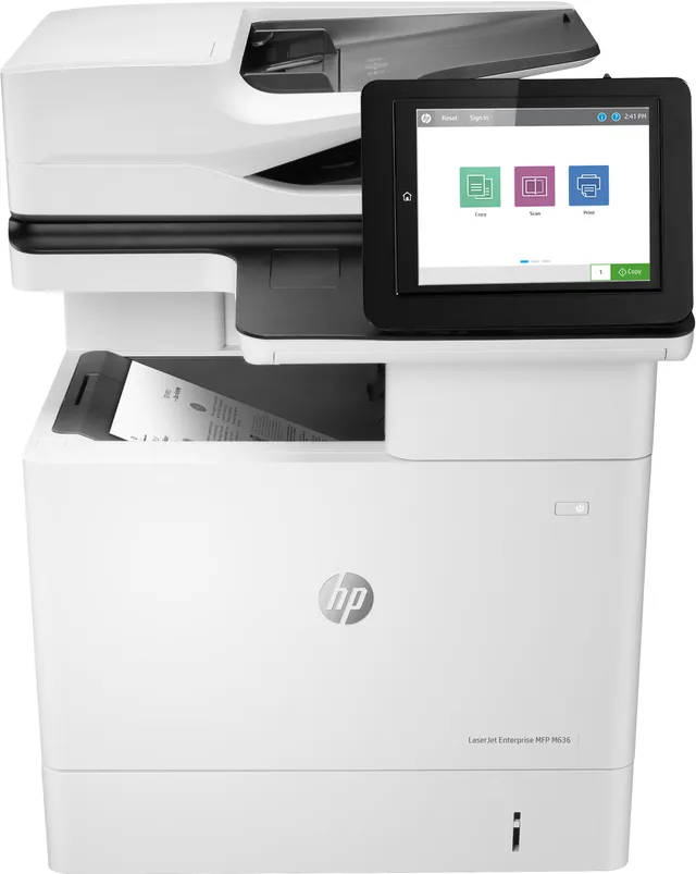 HP LaserJet Enterprise MFP M636fh - Multifunktionsskrivare - svartvit - laser - 216 x 864 mm (original) - A4/Legal (media) - upp till 71 sidor/minut (
