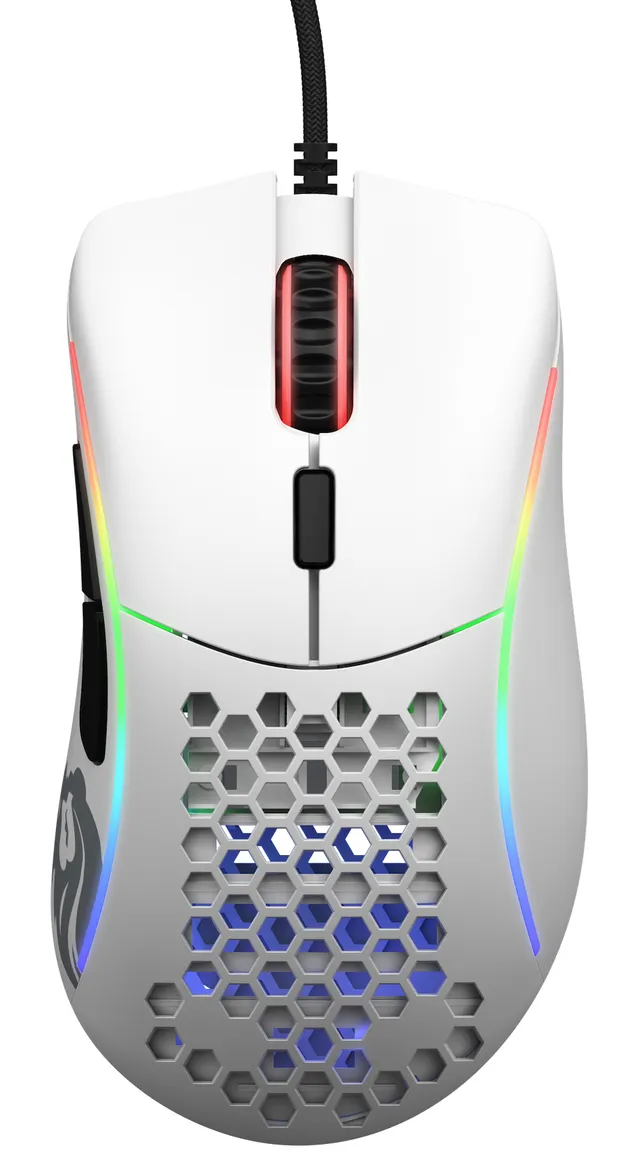 Model D Minus Gamingmus - Trådbunden - Vit